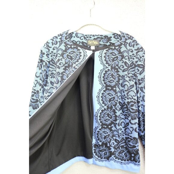 Bob Mackie Wearable Art Open Front Cardigan-Size Large - Picture 5 of 11